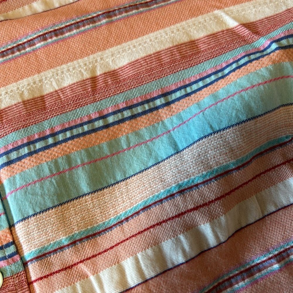 Talbots- Striped button up - Picture 2 of 6